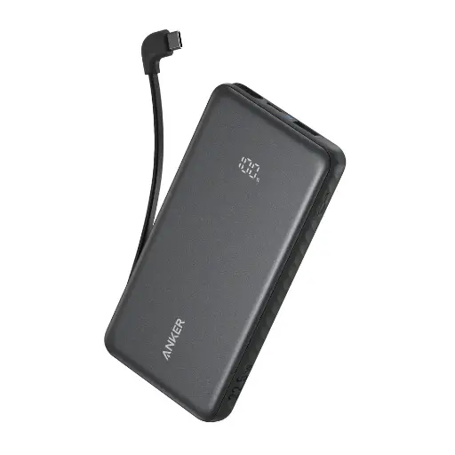 [A110DH11] Anker Zolo 22.5W, Built-In USB-C Cable Power Bank 10,000mAh (Black)