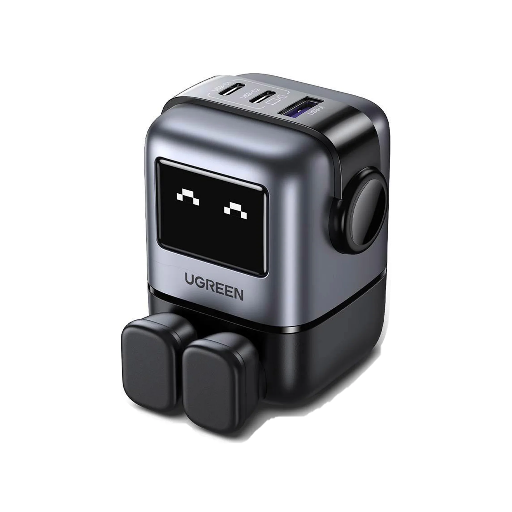 [CD361-25686] UGREEN Uno RG 65W 3-Port GaN Fast Charger UK (Grey)