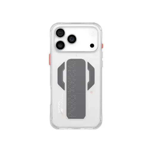 [SK-2025IPP6.3-HAXA-CLR] SkinArma Haxa Mag-Charge+Grip Stand Case for iPhone 17 Pro (Clear)