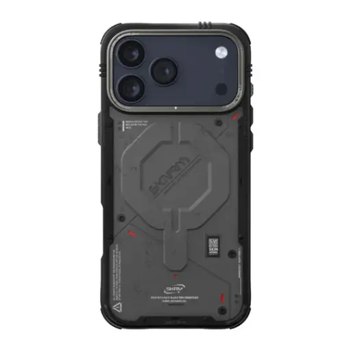 [SK-2025IPP6.9-VGR-CHAR] كفر Skinarma Vigor Mag-Charge لهاتف iPhone 17 Pro Max (رمادي فحمي)