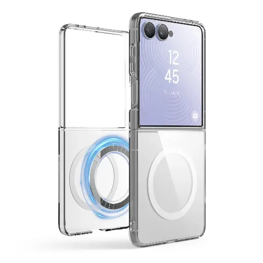 [EGZP8MSCL-TR] Elago Magnetic PC Case for Galaxy Z Flip 8 (Clear)