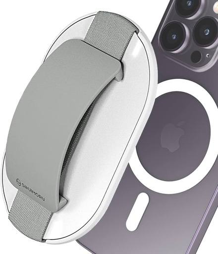 [SMA-SGR-SLCN-LG] Sinjimoru Magsafe Grip (Light Gray)