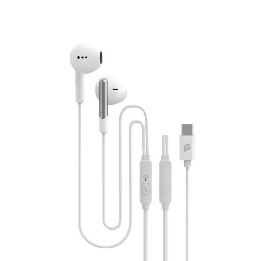 [PR-PLSTEPTC] Powero+ Pulse Lite Wired
Earphone Type-C (White)