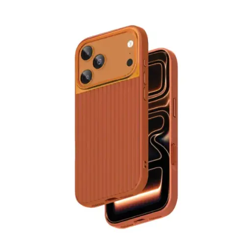 [SMC17PROR] Smartix Ultraguard Silicone Magnetic Case for iPhone 17 Pro (Orange)