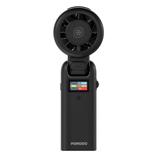 [PDLIG218BK] Porodo Lifestyle Chillo Bot AI Smart Voice Control Fan (Black)