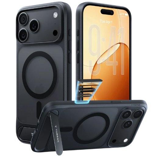 [X00RP109K18027] Torras Ostand L1 Case for iPhone 18 Pro Max (Black)