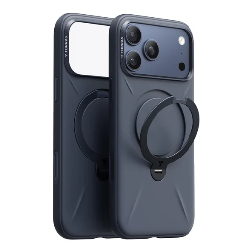 [X00RP147K18011] Torras OStand Q3 Silicone Case for iPhone 18 Pro (Grey)