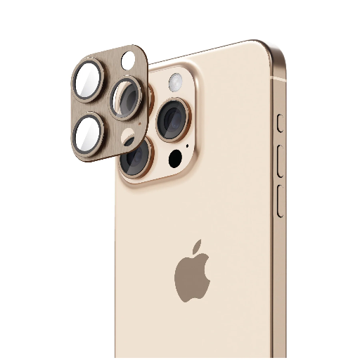 [SM1BC118] Smartix Camera Lens for iPhone 14 pro/14 ProMax (Gold)