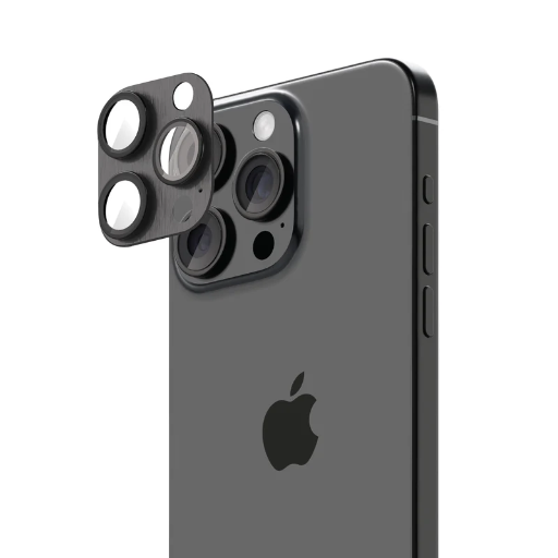 [SM16CMPRBLT] Smartix Camera Lens for iPhone 16 Pro/Pro Max (Black Titanium)