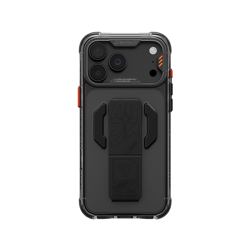 [SK-2026IPP6.3-HELIOCE-GRA] SkinArman Helio CE Silicon Grip-Stand Case for iPhone 18 Pro (Graphite)