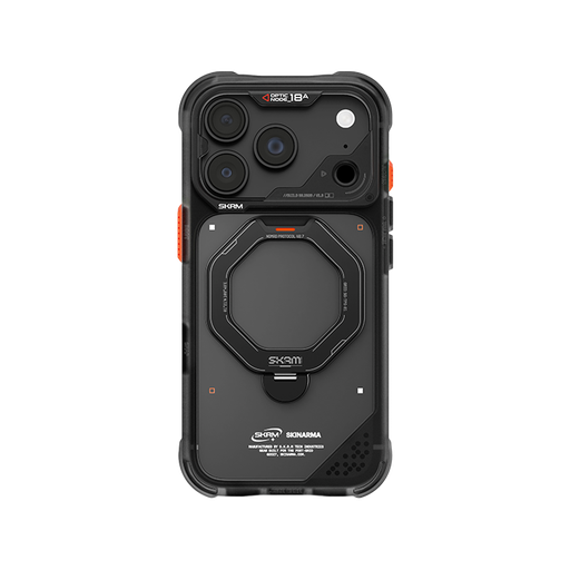 [SK-2026IPP6.3-SATURN-FRT] SkinArman Saturn Rotating Kick-Stand Case for iPhone 18 Pro (Frost)