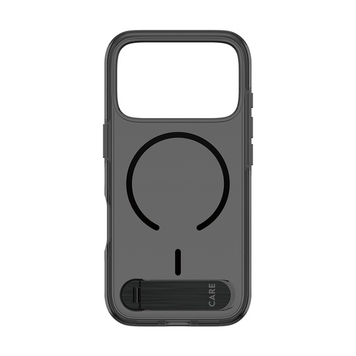 [CR23365] CARE by PanzerGlass® Kickstand Magsafe Case for iPhone 18 Pro (Smokey Black) 