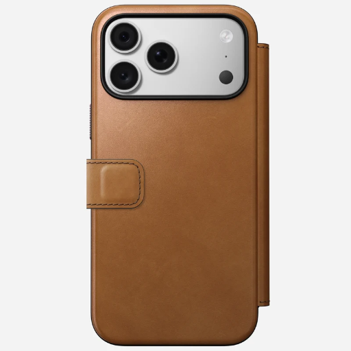 [NM009223858] Nomad Modern Leather Case for iPhone 18 Pro (English Tan-C)