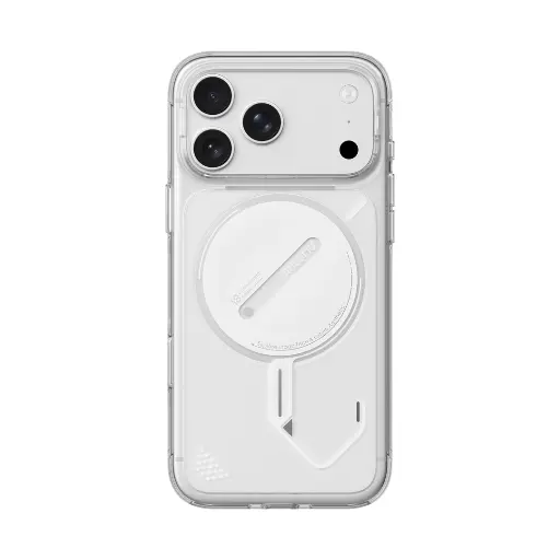 [A18-PC-CR-PRO] AULUMU Lumen Transparent Luminous Case for iPhone 18 Pro (Transparent)