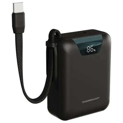 [PPBM101BK] Powerology York Power Bank 10000mAh (Black)