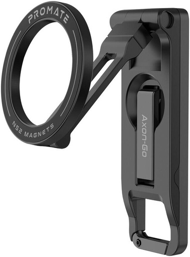 [Axon-Go] Promate Axon-Go Versatile Magnetic Smartphone Mount and Stand (Black)