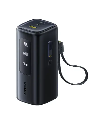 [E0025701] Baseus EnerGeek GX11 MiFi Power Bank 20000mAh 67W (Cosmic Black)