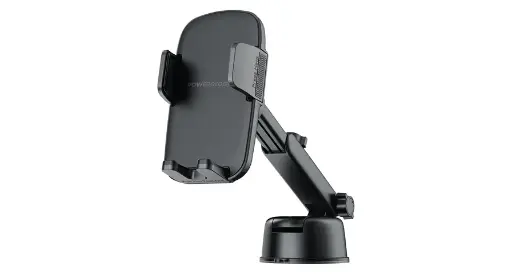 [PWRLX08BK] Powerology Raven Auto-Clamping Car Phone Mount with 360° Rotation (Black)