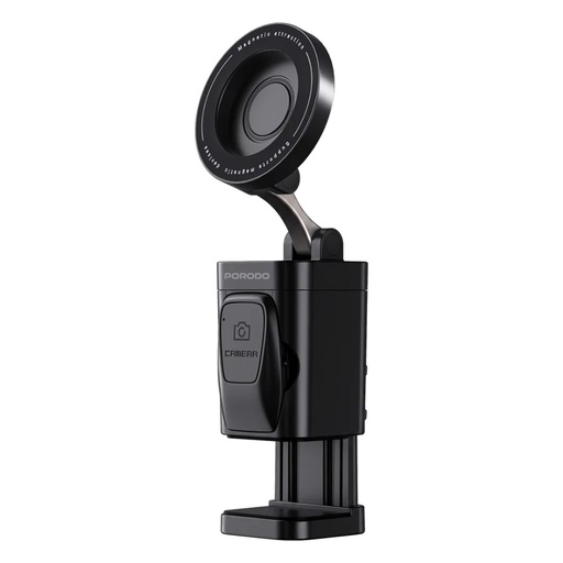 [PDLX80BK] Porodo Clip Selfie Travel Phone Mount (Black)