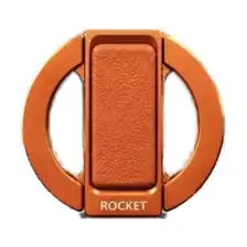 [G05-Orang] Rocket Magnetic Phone Grip With Stand Holder (Orang)