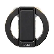 [G05-Black] Rocket Magnetic Phone Grip With Stand Holder (Black)