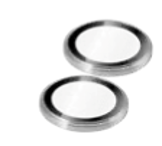 [IP26F-BDG-ABC02] Torrii Bodyglass Camera Protector Ring for iPhone 18 Duo (Silver)