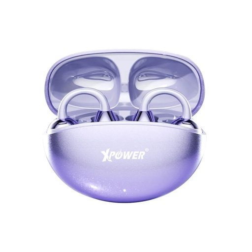 [GL8-PP] XPower PowerClip GL8 Ear Clip Wireless Earphones (Purple)