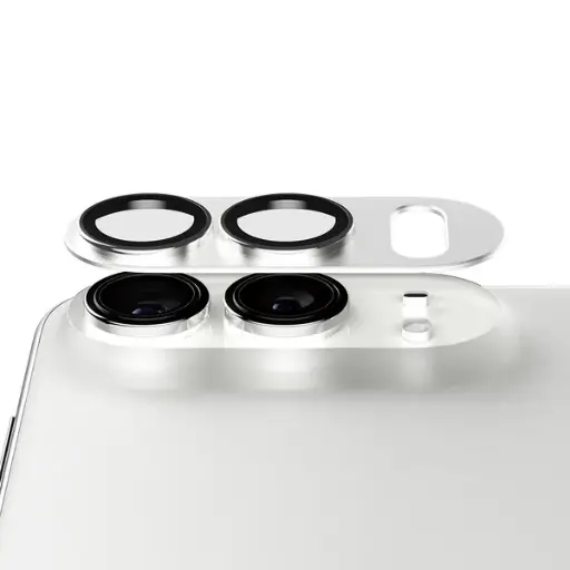 [PG29718] PanzerGlass® Fender Camera Lens Protector for iPhone DUO (White)
