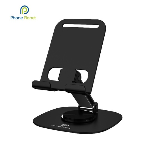 [PP-HD20-BK] Phone Planet حامل قابل للطي والتعديل 360° (أسود)