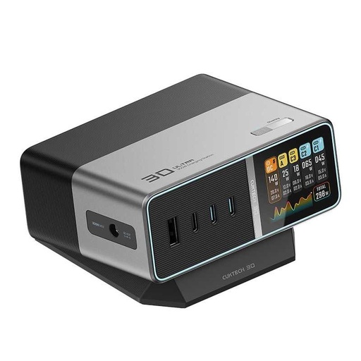 [TA3005U] CUKTECH No.30 Ultra 300W Desktop Charging Station with Screen Display (Silver)
