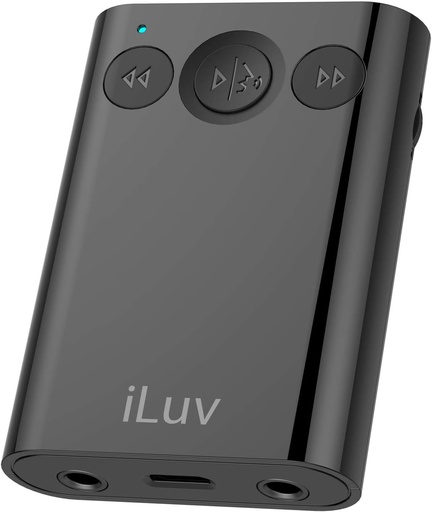 [i111BTBK] iLuv Bluetooth Stereo Audio Converter w/ Individual Volume Control and Splitter
