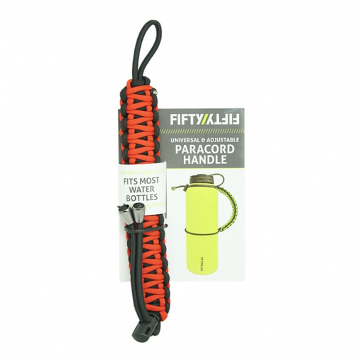 [A34004RD0] Fifty Fifty Paracord Handle for Bottles (Red)