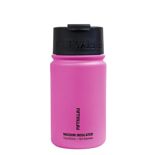[V12004PK0] Fifty Fifty Vacuum Insulated Bottle 354ML (Lipstick Pink)